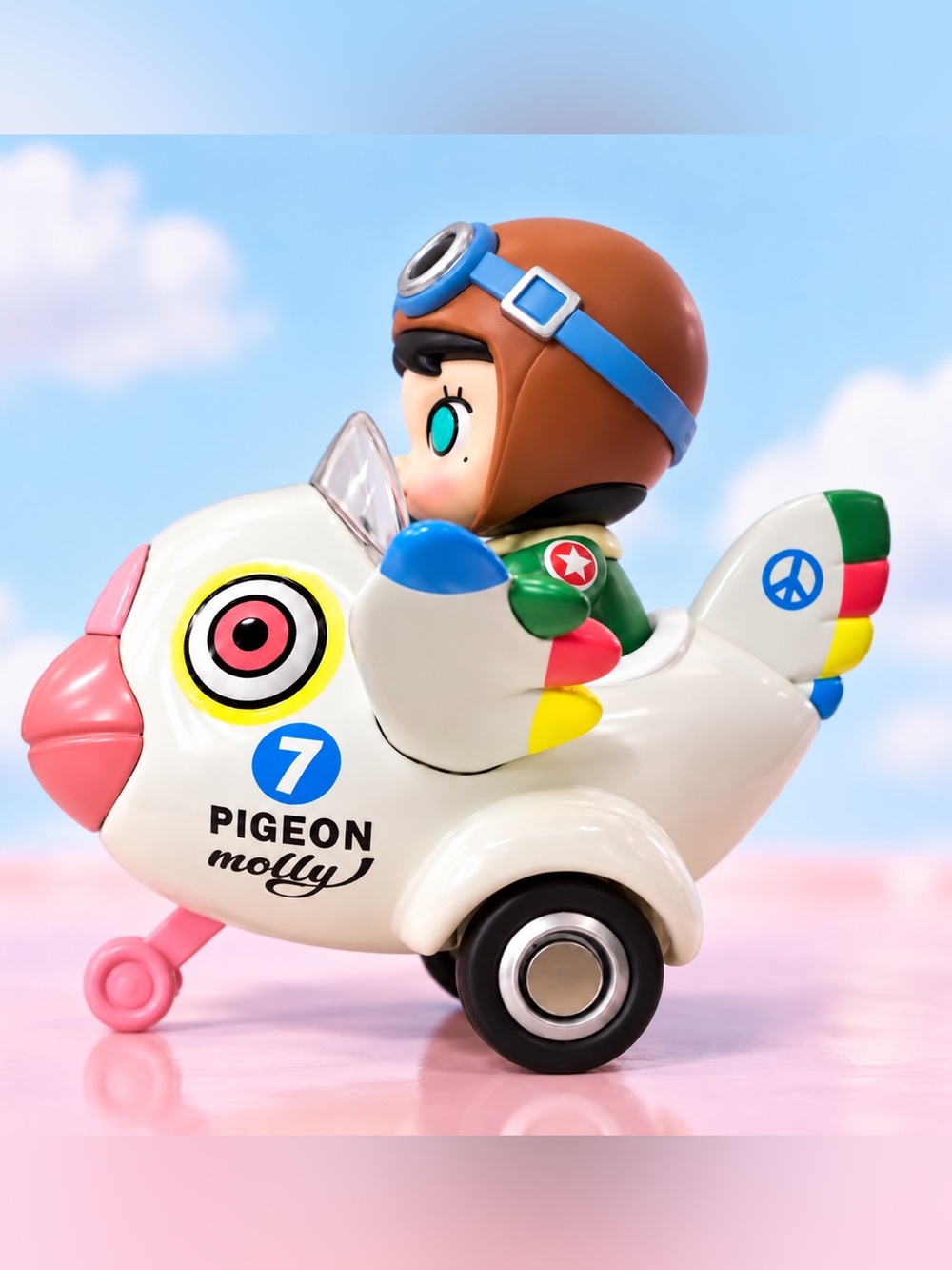 2021 POP MART MOLLY Car Car Series Pigeon Figure – Discontinued